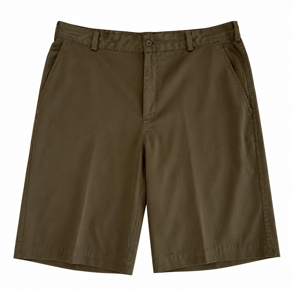 Nike Golf FitDry Shorts Mens 34 Olive Brown Stretch 10 Inch Performance Outdoor